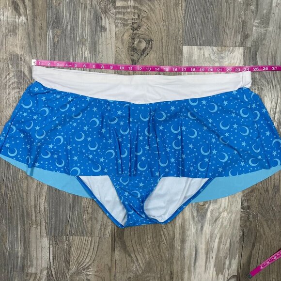 Sailor Moon Hot Topic Swim Swimsuit Bikini Bottoms 5 5X Plus Bow Skirt - Picture 5 of 6